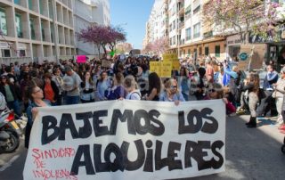 Manifestación por los alquileres asequibles