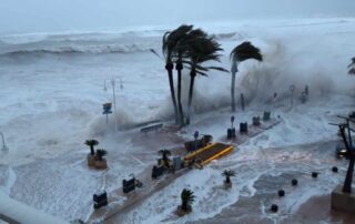 La tormenta Gloria azótó la costa mediterránea