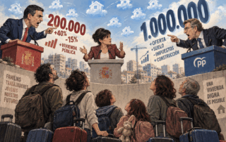Promesas vacías y las viviendas en el aire
