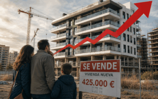 La obra nueva continúa subiendo su precio