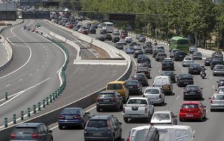 Principales rutas en las que puede encontrarse atascos