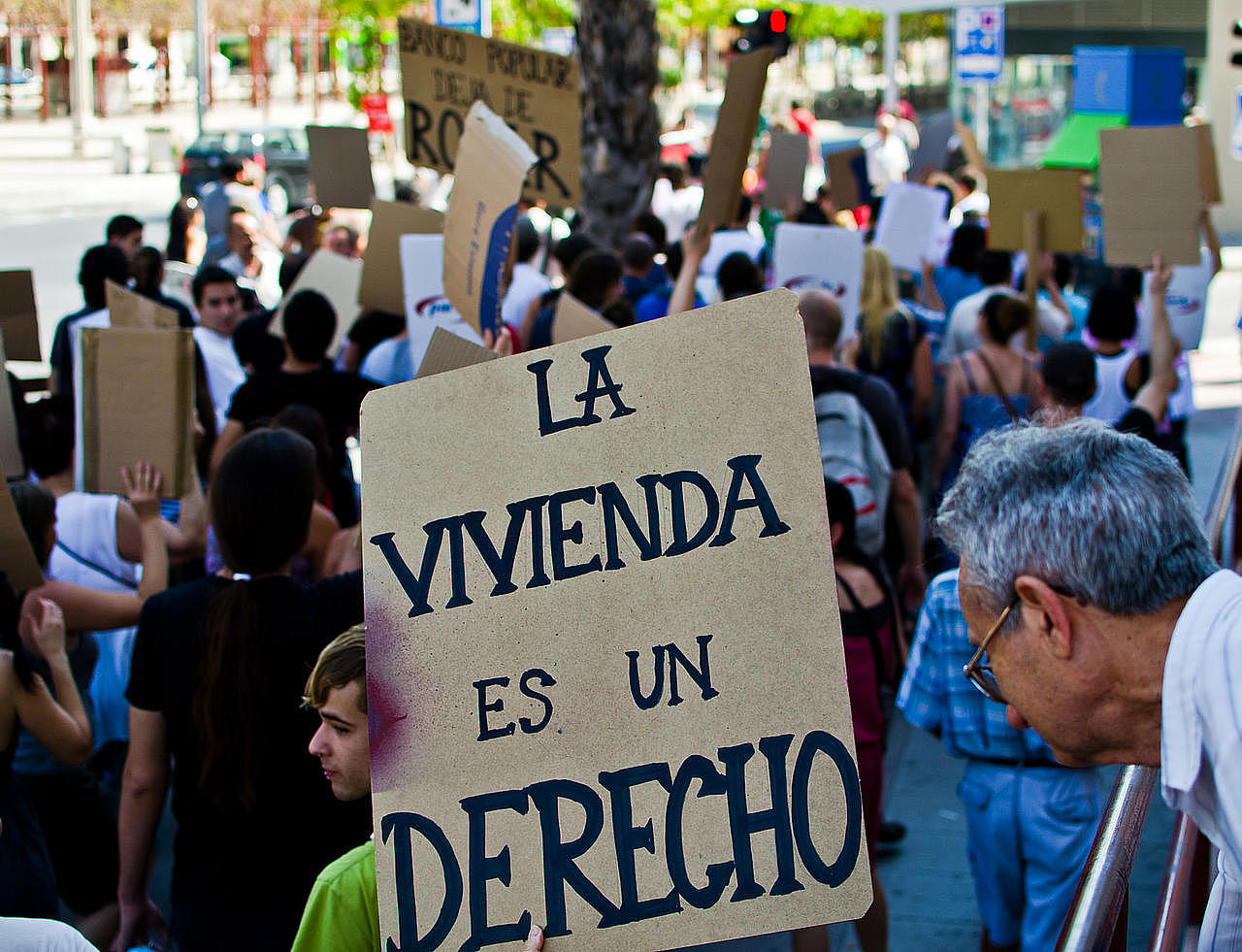 Vuelven las manifestaciones por el derecho a la vivienda