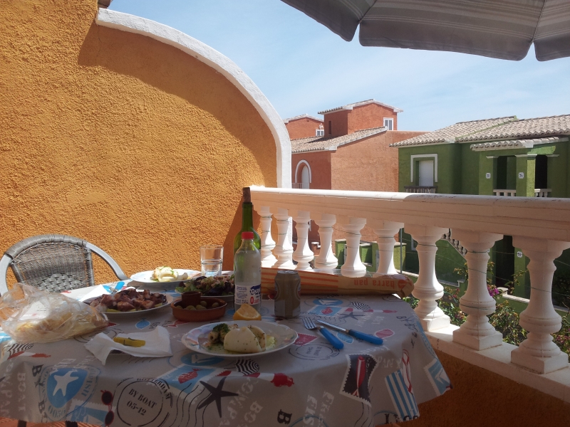 Terraza solarium descubierta