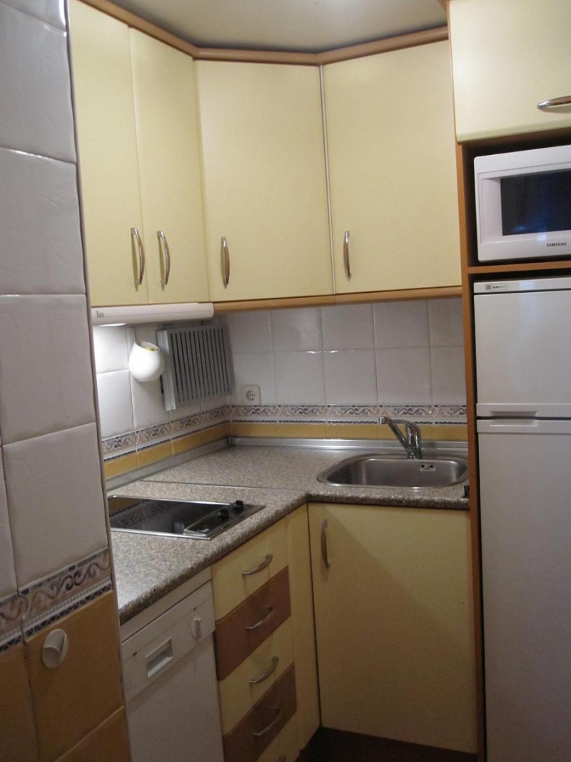 Cocina equipada.