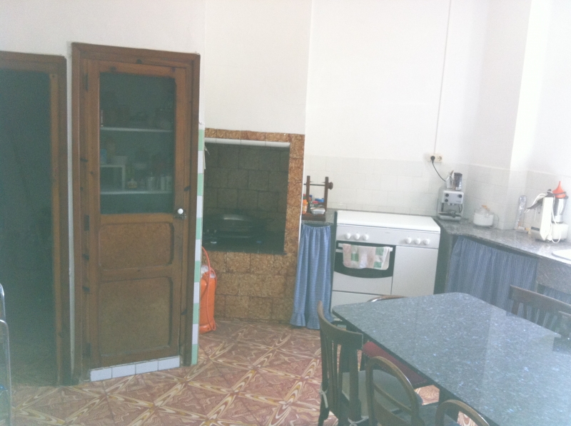 Cocina con paellero anexa