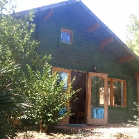 Dos casas de madera en terreno urbanizable
