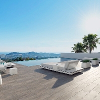 VILLA DE LUJO DE NUEVA CONSTRUCCIÓN EN FINESTRAT CON VISTAS AL MAR