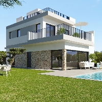 VILLA INDEPENDIENTE CON SÓTANO DE NUEVA CONSTRUCCIÓN EN SAN MIGUEL DE SALINAS