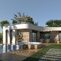 VILLA DE UNA PLANTA DE NUEVA CONSTRUCCIÓN EN LOS MONTESINOS