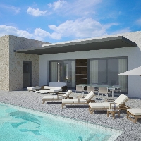 FANTÁSTICA VILLA DE UNA SOLA PLANTA DE 3 DORM.DE NUEVA CONSTRUCCIÓN EN BENIJÓFAR(ALICANTE)