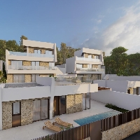 VILLAS DE UNA PLANTA DE OBRA NUEVA EN BALCON DE FINESTRAT