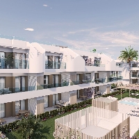 APARTAMENTO NUEVO DE PLANTA BAJA DE 2 DORM. CON JARDÍN PRIVADO EN PILAR DE LA HORADADA