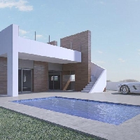 ESTUPENDA VILLA MODERNA DE 3 DORMITORIOS Y PISCINA PRIVADA EN ASPE(ALICANTE)