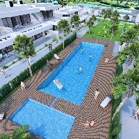 Apartamento en planta alta a la venta con solarium privado en Golf Resort en Algorfa