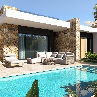 Chalet independiente en una sola planta con 3 dormitorios a la venta en Ciudad Quesada(Alicante)