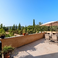 Casa en venta con jardín y terraza en l'Horta de Sóller