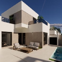 Promoción villas obra nueva con piscina San Fulgencio