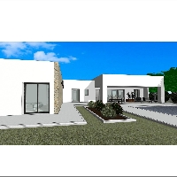 Villa en venta obra nueva con piscina en La Romana