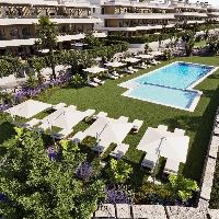 Ático de 2 dormitorios con solarium privado y fantásticas vistas al mar a a la venta en Finestrat