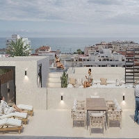 Ático en venta obra nueva con piscina en Torrevieja