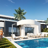 Villa de nueva construcción con 3 dormitorios y piscina privada en venta en primera linea de Golf( Los Alcázares) Villa de nueva construcción con 3 dormitorios y piscina privada en venta en primera linea de Golf( Los Alcázares)