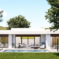 Villa de nueva construcción con 2 dormitorios en entorno natural en Pinoso(Alicante)