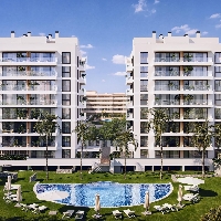 Apartamento de nueva construcción con 2 dormitorios cerca de la playa y del puerto deportivo en Guardamar del Segura