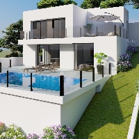 Villa de lujo de nueva construcción con 2 dormitorios a la venta en Cumbres del Sol - Benitachell