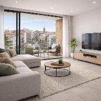 Apartamento de nueva construcción con 2 dormitorios a tan solo 400 m de la playa en Torrevieja