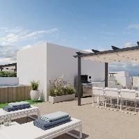 Ático moderno de nueva construcción con 3 dormitorios y solarium privado en La Nucia