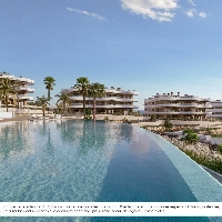 Apartamento de nueva construcción con 2 domitorios y vistas al mar en venta en Finestrat.