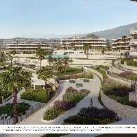 Apartamento moderno de 3 dormitorios en complejo residencial exclusivo con vistas al mar en Finestrat 