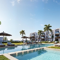 Apartamento de nueva construcción con 2 dormitorios en La Serena Golf a 300m. de la playa.