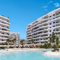 Apartamento de 3 dormitorios a la venta en complejo residencial en Villajoyosa