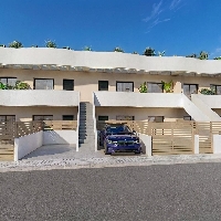 Bungalow de planta alta de 3 dormitorios con solarium y piscina privada a la venta en Pilar de la Horadada
