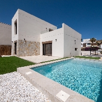 Exclusiva villa con 3 dormitorios y piscina privada en La Finca Golf & Spa Resort de Algorfa