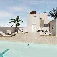 Apartamento de planta baja con 2 dormitorios y amplia terraza en venta(San Pedro del Pinatar)