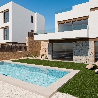 Villa de dos plantas con 3 dormitorios con vistas panorámicas en venta en Balcón de Finestrat