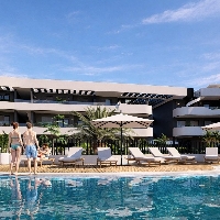 Apartamento de lujo de 2 dormitorios frente al campo de golf y cerca del mar en Los Alcázares