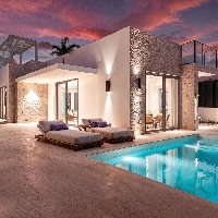 Exclusiva villa de 3 dormitorios con piscina privada a la venta cerca de la playa en Los Alcázares