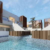 Apartamento de planta baja con 3 dormitorios y piscina comunitaria a la venta en Pilar de la Horadada