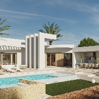 Villa de 4 dormitorios con piscina privada en parcela de 11000m2 a la venta en Benejuzar(Alicante)