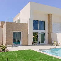 Villa pareada de 3 dormitorios con piscina privada a la venta en La Finca Golf Resort, Algorfa