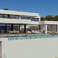 Villa de lujo de 4 dormitorios con piscina infinity y vistas al mar a la venta en Benitachell
