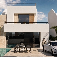 Villa de nueva construcción con 3 dormitorios en Condado de Alhama Golf Resort, Murcia