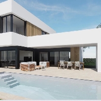 Villa de 4 dormitorios con piscina privada y espectaculares vistas con entrega inmediata en Finestrat Villa de 4 dormitorios con piscina privada y espectaculares vistas con entrega inmediata en Finestrat