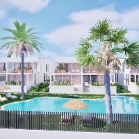Bungalow de planta baja de 3 dormitorios con amplia terraza a la venta en Mar de Cristal