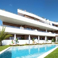 Apartamento de 1 dormitorio con piscina y gimnasio a la venta en Formentera del Segura