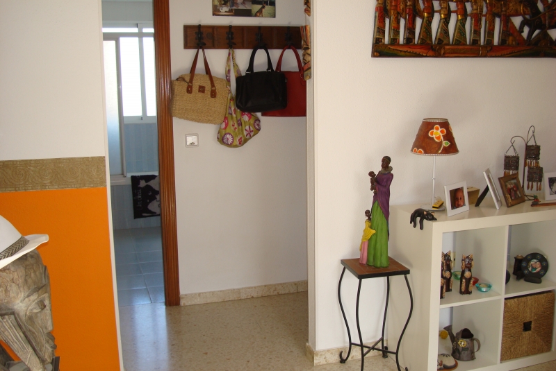 Pasillo interior acceso baño y dormitorios